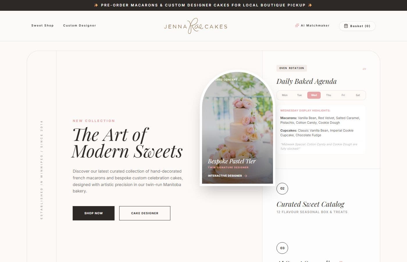 Jenna Rae Cakes — case study by ZadionLabs